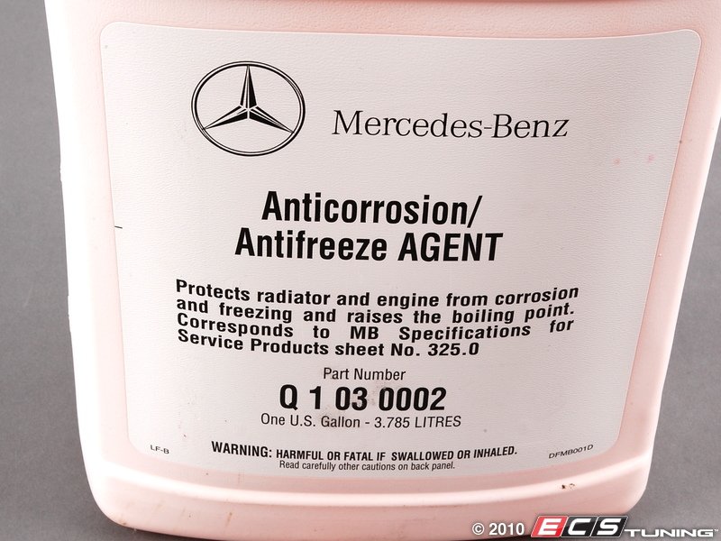 Antifreeze mercedes benz #7