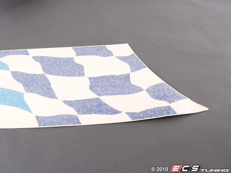 Bmw checkered flag decal #7