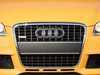 Genuine Volkswagen Audi Front Plate Filler - Satin Black With Brushed Aluminum Strips