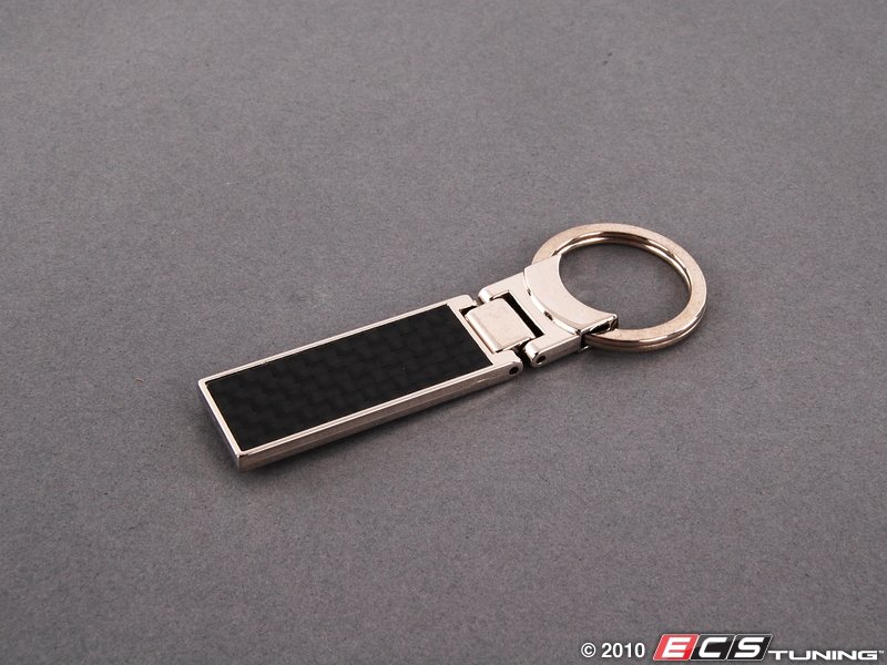 Bmw genuine m logo carbon fiber keychain #2