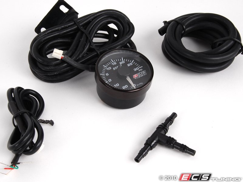 ES251249 AEB030BWG ECS 45mm Boost Gauge Backlit to perfectly