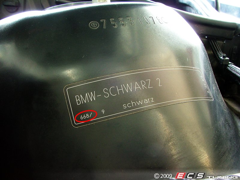 Where to find paint code on bmw e60 #7