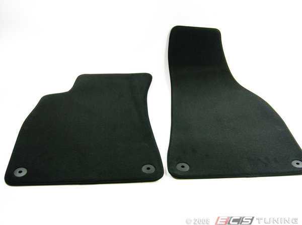 Front Carpeted Floor Mats - Sabre (Black)