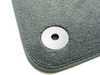 Front Carpeted Floor Mats - Sabre (Black)