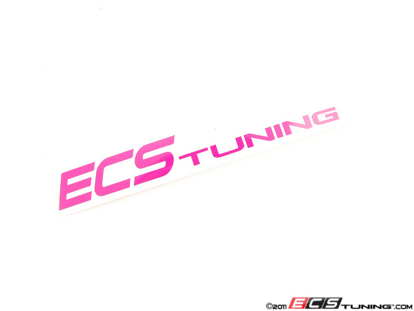 Pink ECS Tuning Window Sticker Priced Each BMW E90 325i N52 30L