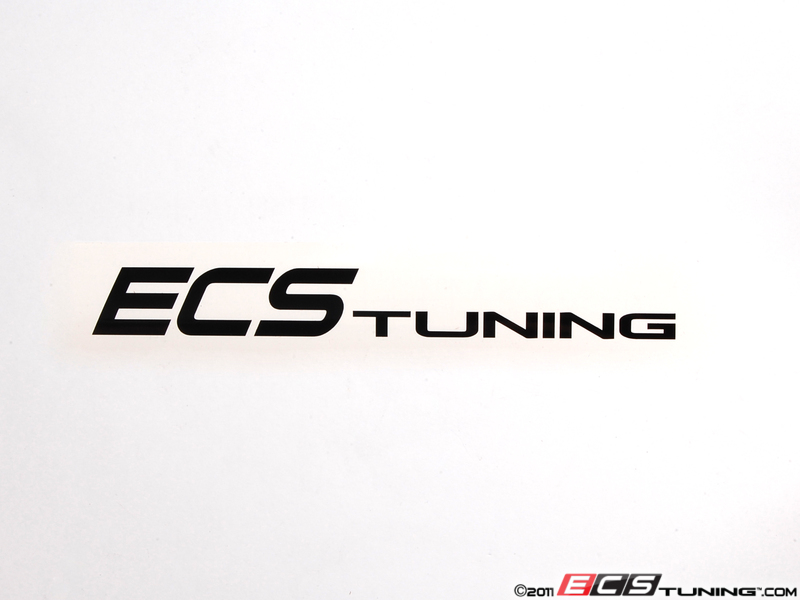 Black ECS Tuning Window Sticker Priced Each BMW E23 