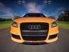 Genuine Volkswagen Audi OEM B7 RS4 Black Optic Grille  Brushed Aluminum Plate Filler Kit