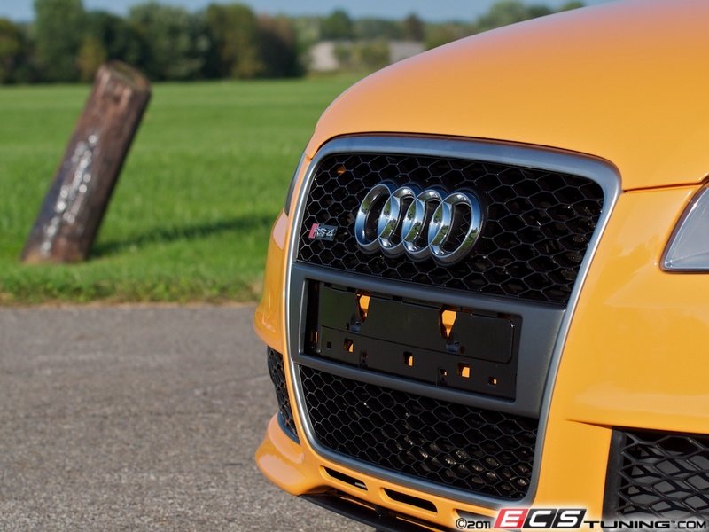 ECS News Audi B7 A4/S4/RS4 European License Plate Holder Grey