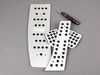 ECS ECS Billet Aluminum Pedal Set - Silver