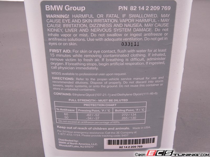 Can i use regular antifreeze in my bmw #5