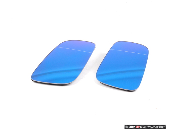 Blue Tinted Heated Blind Spot Mirror - Set