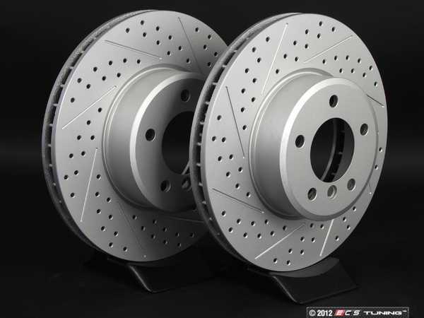 Bmw e60 cross drilled rotors #7