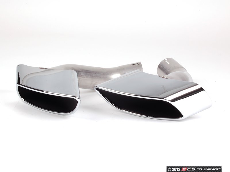 Mercedes chrome tailpipe extensions #2
