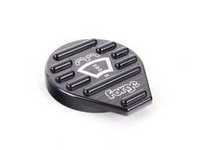 Forge Washer Fluid Reservoir Cap - Black ES#2609236 - FMWBC-BLK - Washer Fluid Reservoir Cap - Black - Replace your fragile washer reservoir cap with a classy billet alloy replacement. - Forge - Audi Volkswagen