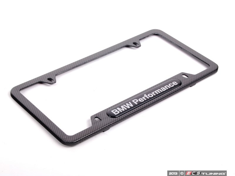 Carbon fiber bmw licence plate frame #5