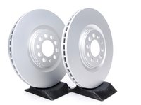 ES#257417 - 8L0698301AKT2 - Front Brake Rotors - Pair (312x25) - Featuring GEOMET protective coating. - Meyle - Audi Volkswagen