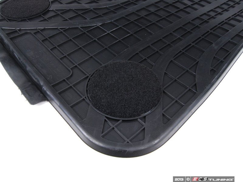 Bmw rubber floor mats-anthracite front