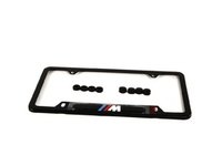 ///M License Plate Frame - Black