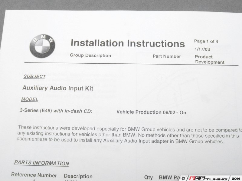 Installation instruction multifunction retrofit kit bmw e46 #3