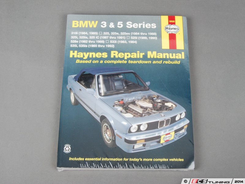 Bmw e30 haynes service manual #6