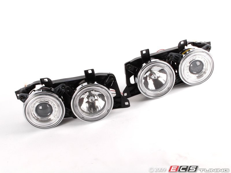 Bmw e34 angel eyes headlights #6