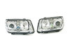 FK Chrome HID Look Angel Eye Headlights - Pair