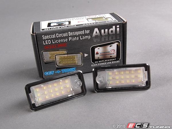 OEM LED licence plate lights
