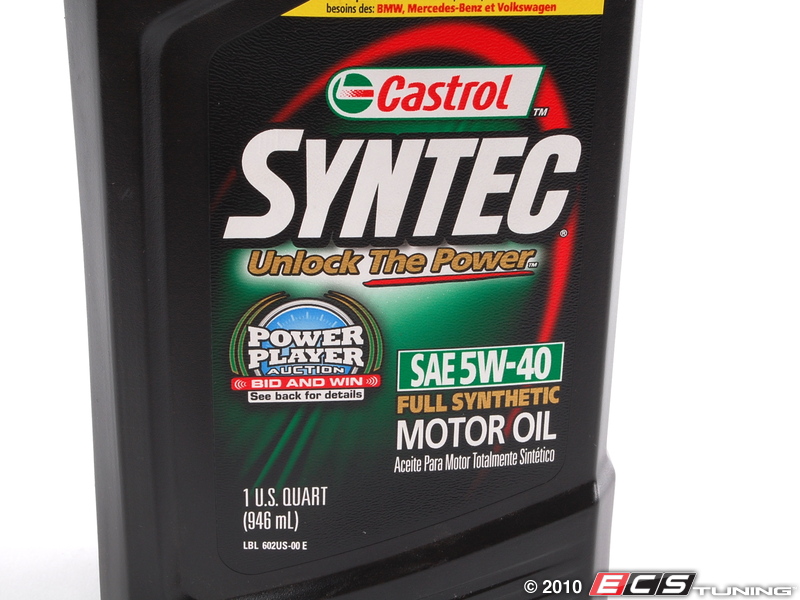 Engine Oil 5w40 1 Quart Volkswagen Golf IV VR6 24v